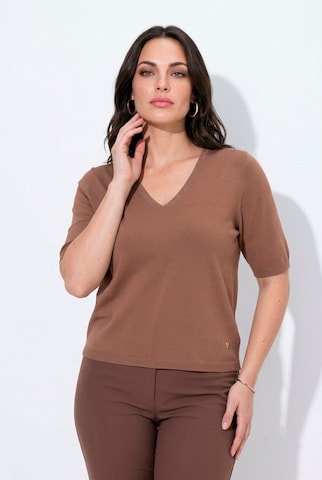 Ulla Popken Pullover in Braun