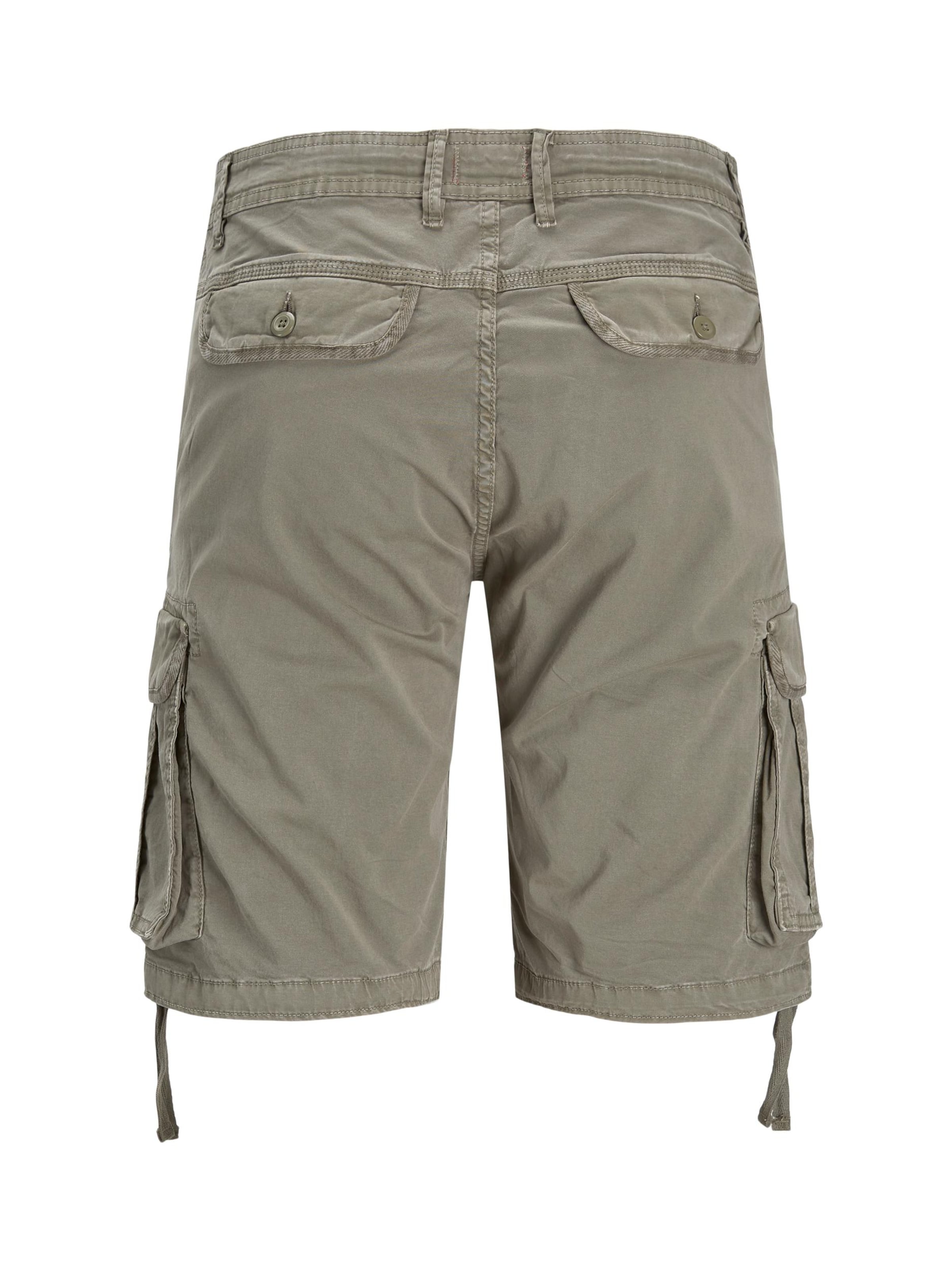 JACK & JONES Loose fit Cargo Pants 'Zeus' in Green