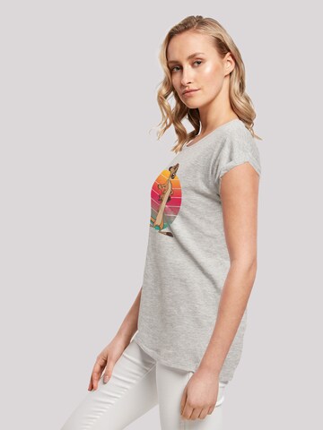 F4NT4STIC Shirt 'Disney König der Löwen Timon Sunset' in Grey