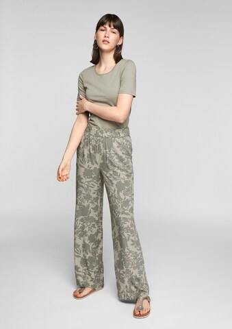 s.Oliver Wide leg Broek in Groen