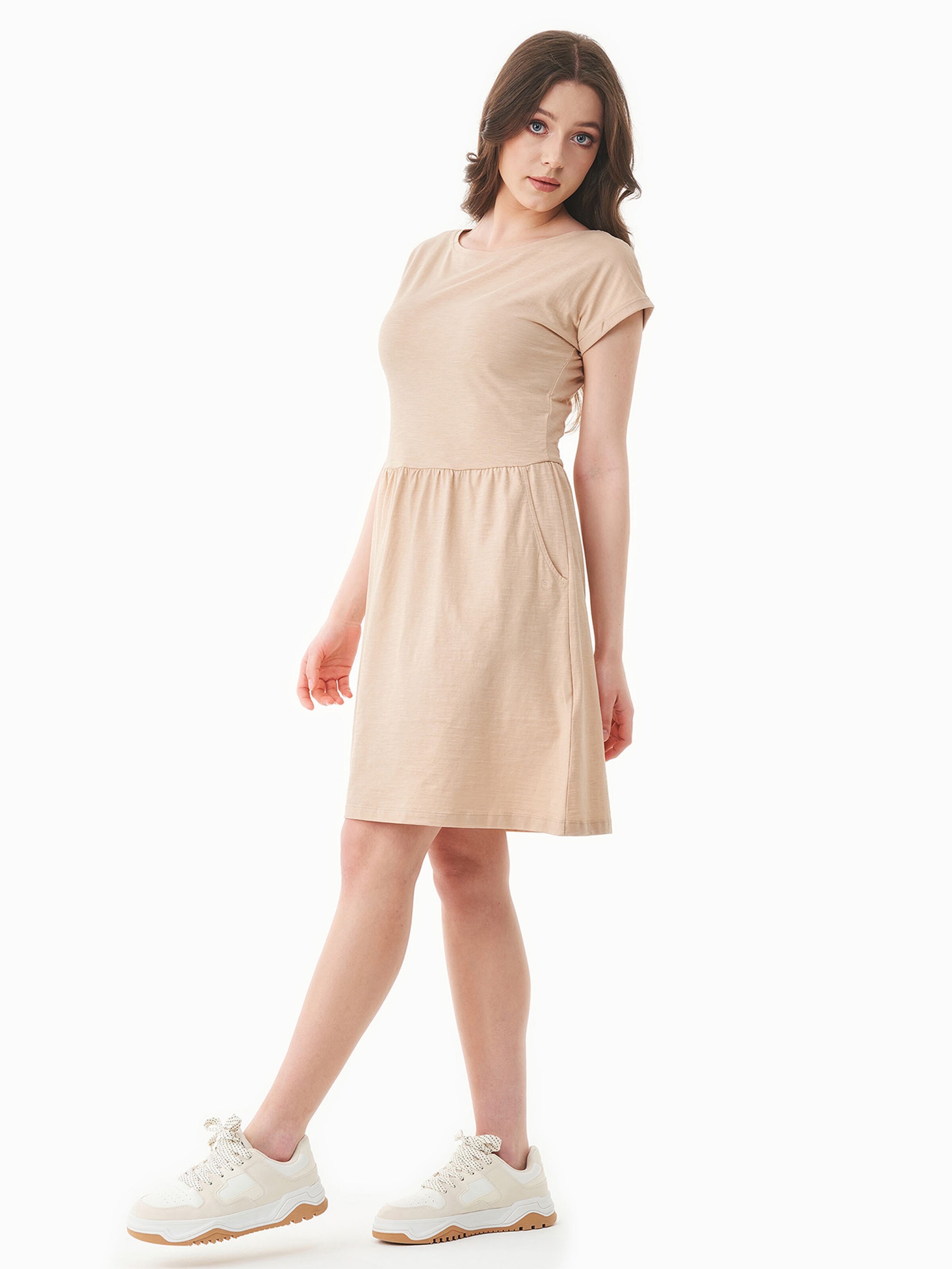 Organication Dress in Beige