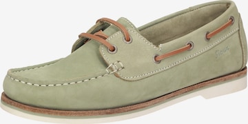 SIOUX Mocassins 'Nakimba-700' in Groen: voorkant