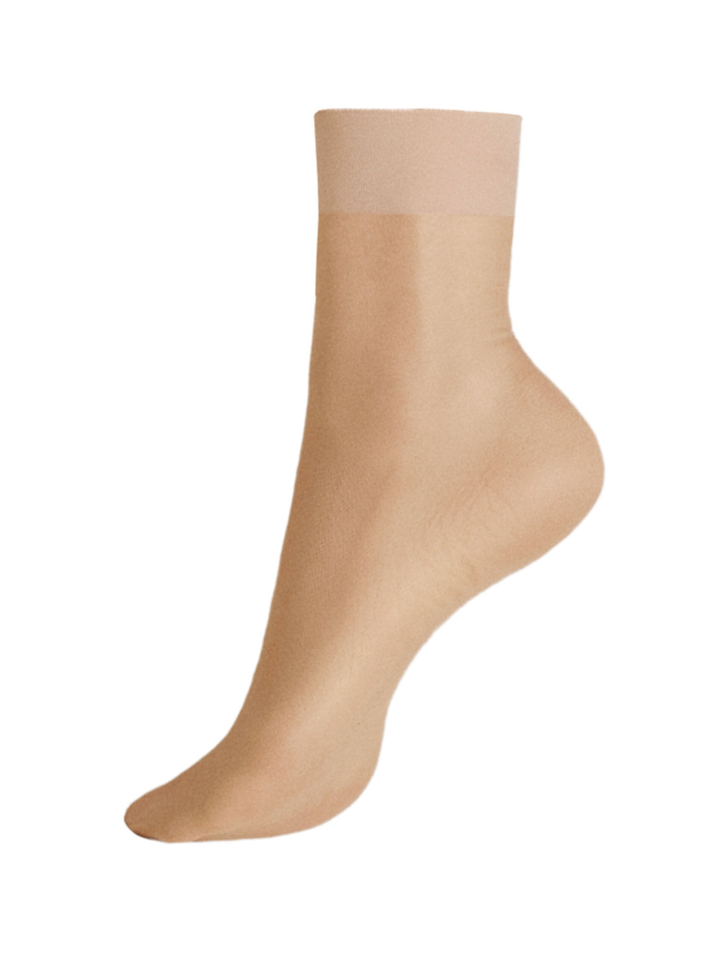 KUNERT Socken 'Perfect Shine 15' in Beige: Vorderseite
