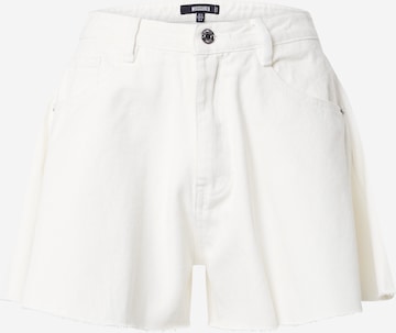 Missguided - Loosefit Vaquero en blanco: frente