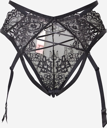 Hunkemöller Crotchless Lingerie 'Esmee' in Black