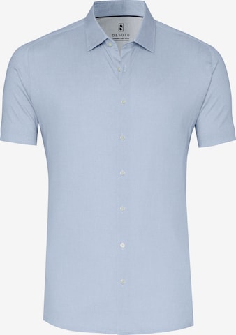 DESOTO Slim Fit Shirt in Blau: Vorderseite