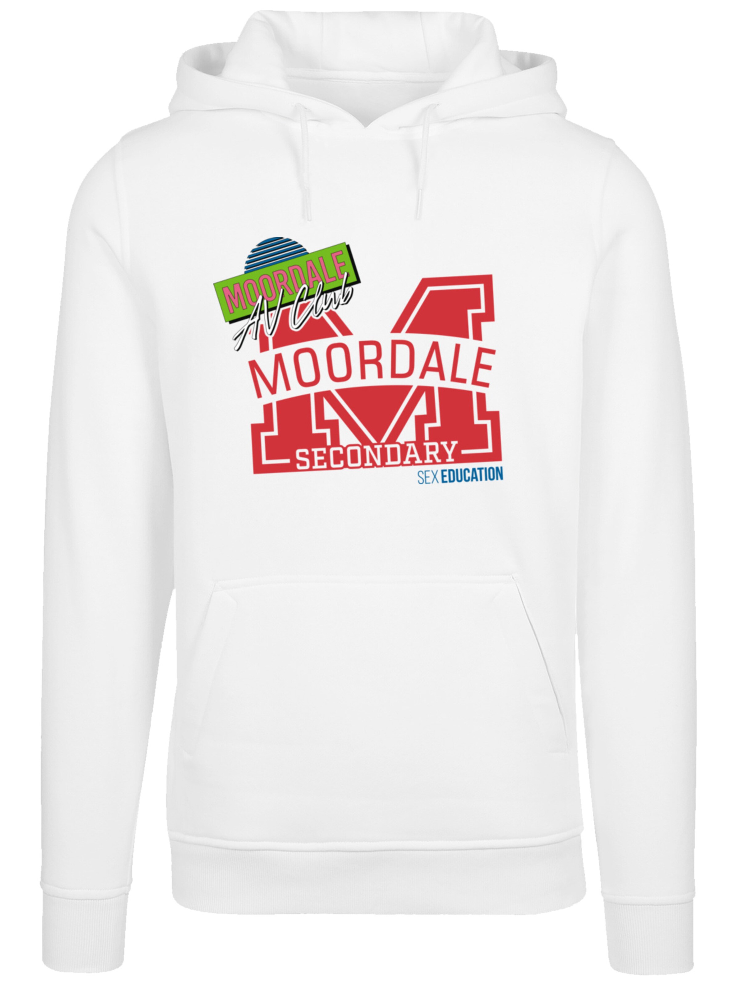 F4NT4STIC Sweatshirt in Wit: voorkant