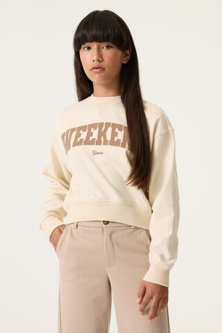 GARCIA Sweatshirt i beige: framsida