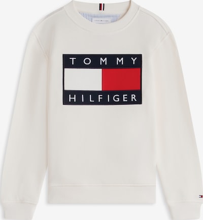 104 dydžio Megztinis be užsegimo 'Heritage' iš TOMMY HILFIGER, spalva – tamsiai mėlyna / raudona / balta / vilnos balta, Prekių apžvalga