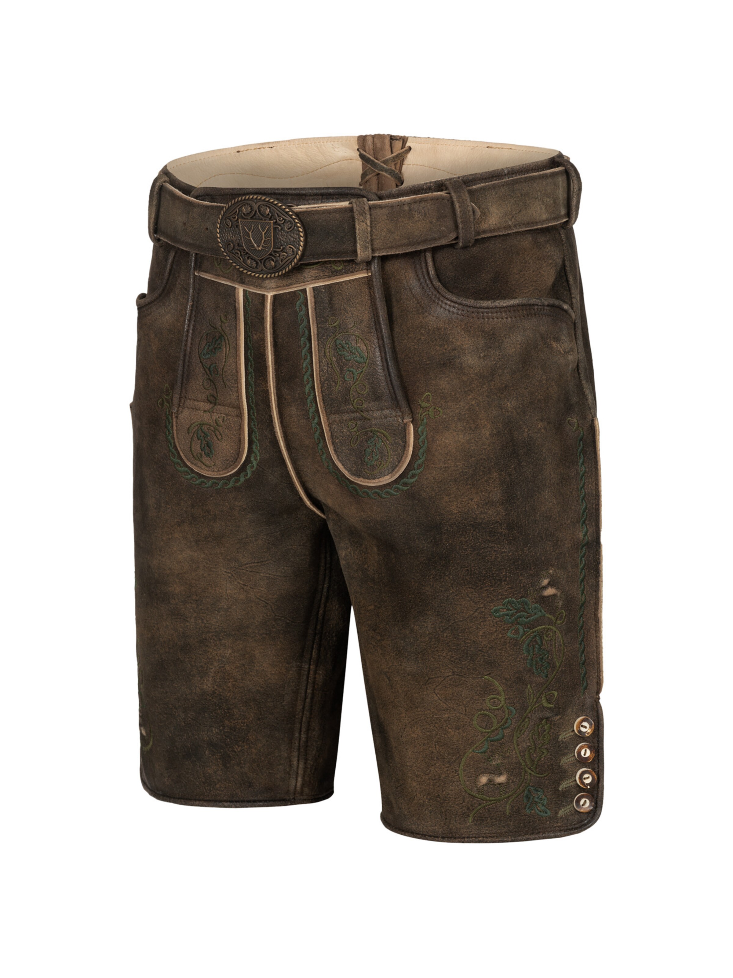 Krüger Buam Regular Trachtenhose 'Tarius' in Braun