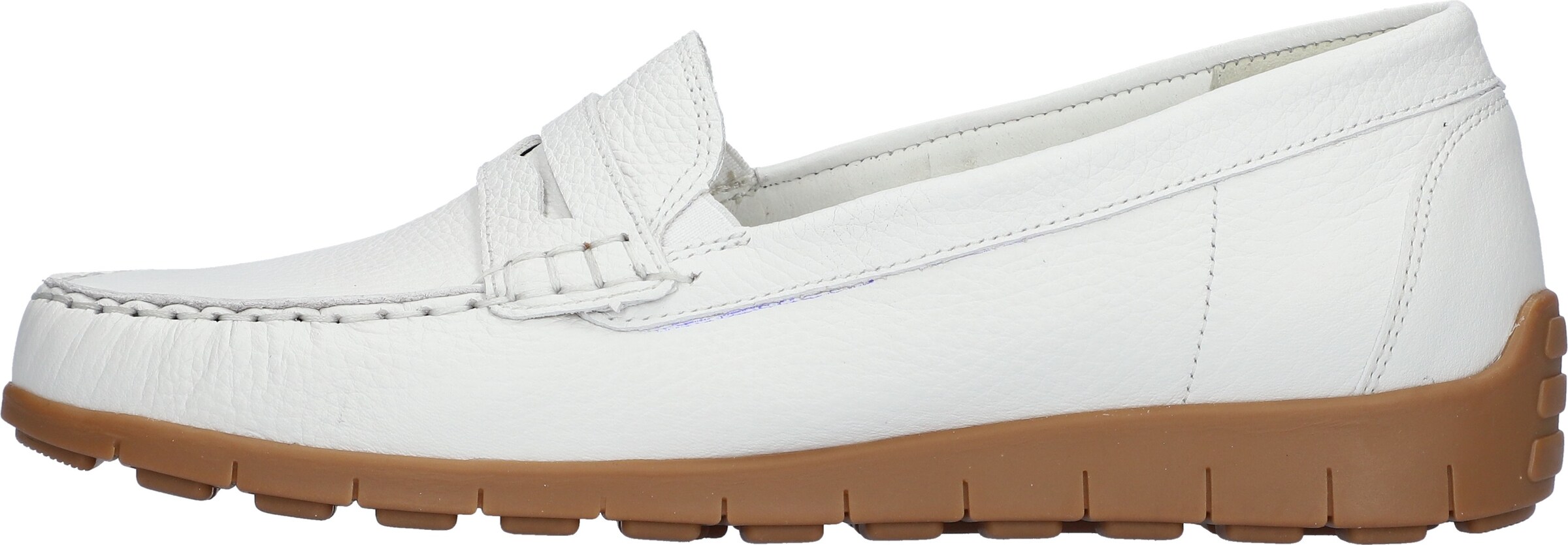 WALDLÄUFER Moccasins in White