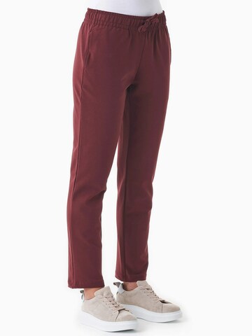 Organication Slim fit Trousers in Red