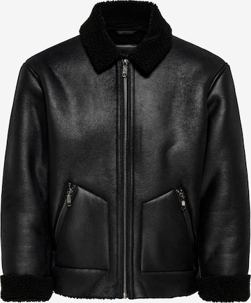 Only & Sons - Chaqueta de entretiempo 'ONSRIKER' en negro: frente