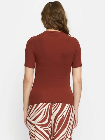 Soft Rebels Shirt 'Fenja' in Braun