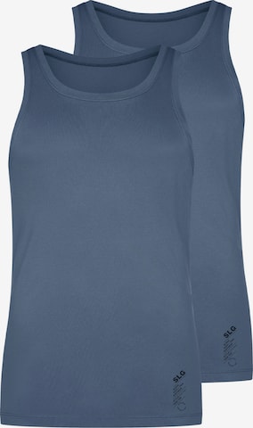 SLOGGI Undershirt 'SLG Base Soft' in Blue: front