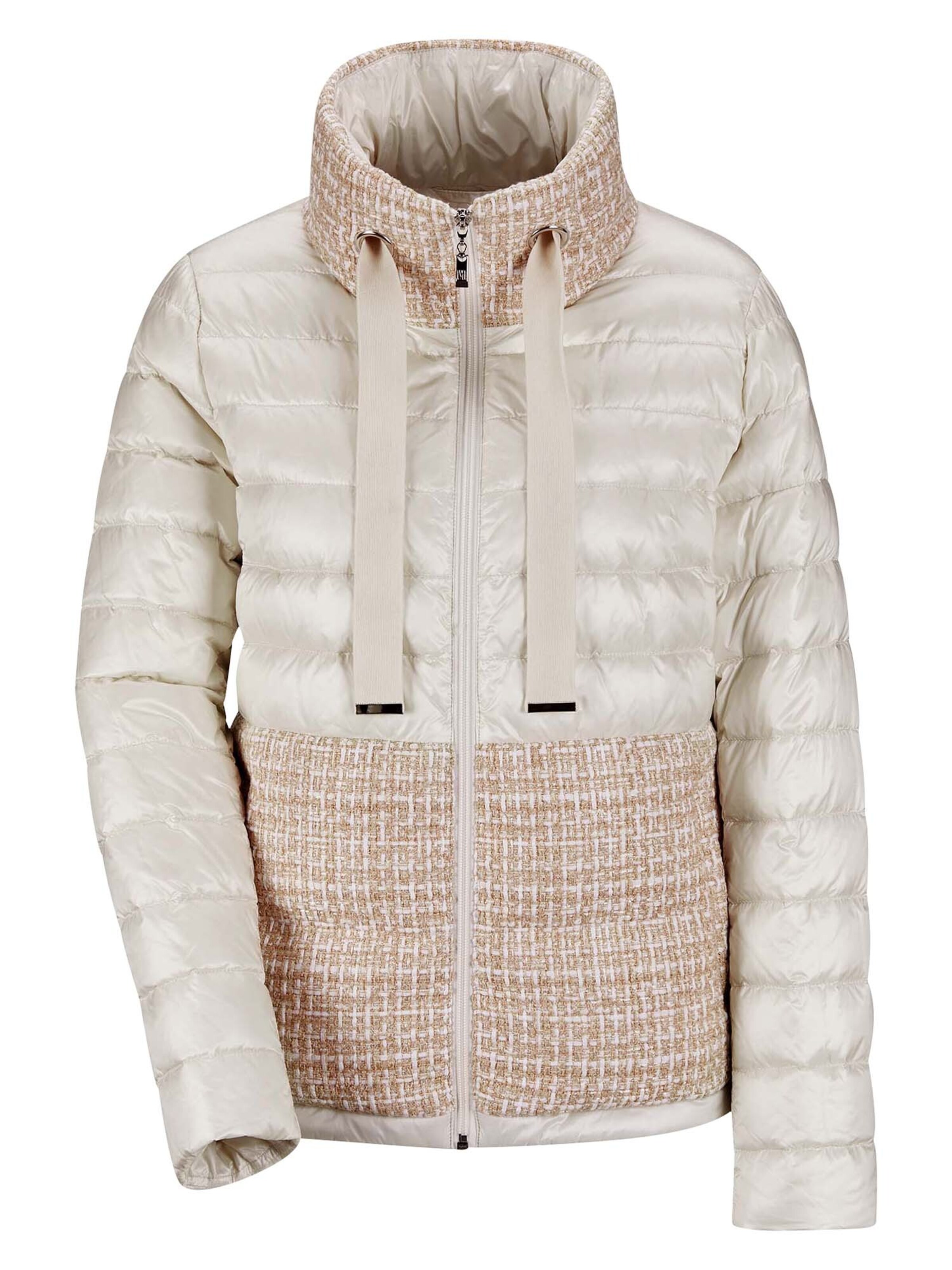 Veste mi-saison MADELEINE en blanc : devant