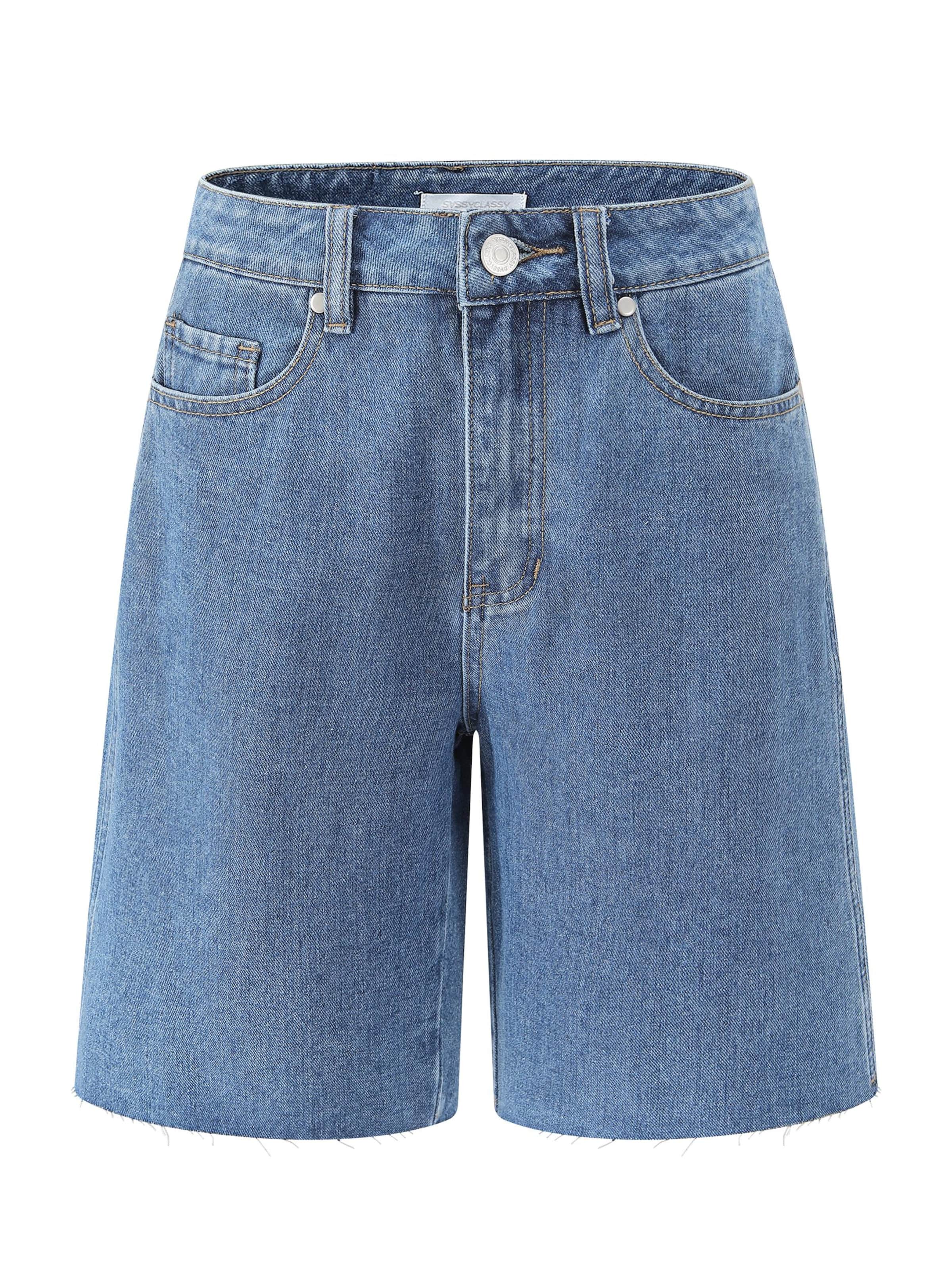 SASSYCLASSY Regular Hose‌‌‌‌‌‌‌ in Blau: Vorderseite