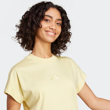 ADIDAS SPORTSWEAR Performance shirt 'ALL SZN' in Yellow