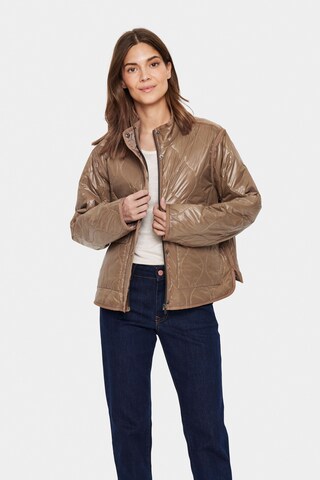 SAINT TROPEZ Jacke 'SZLline' in Braun