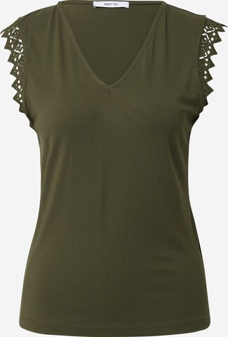 ABOUT YOU Shirt 'Caitlin' in Green: front