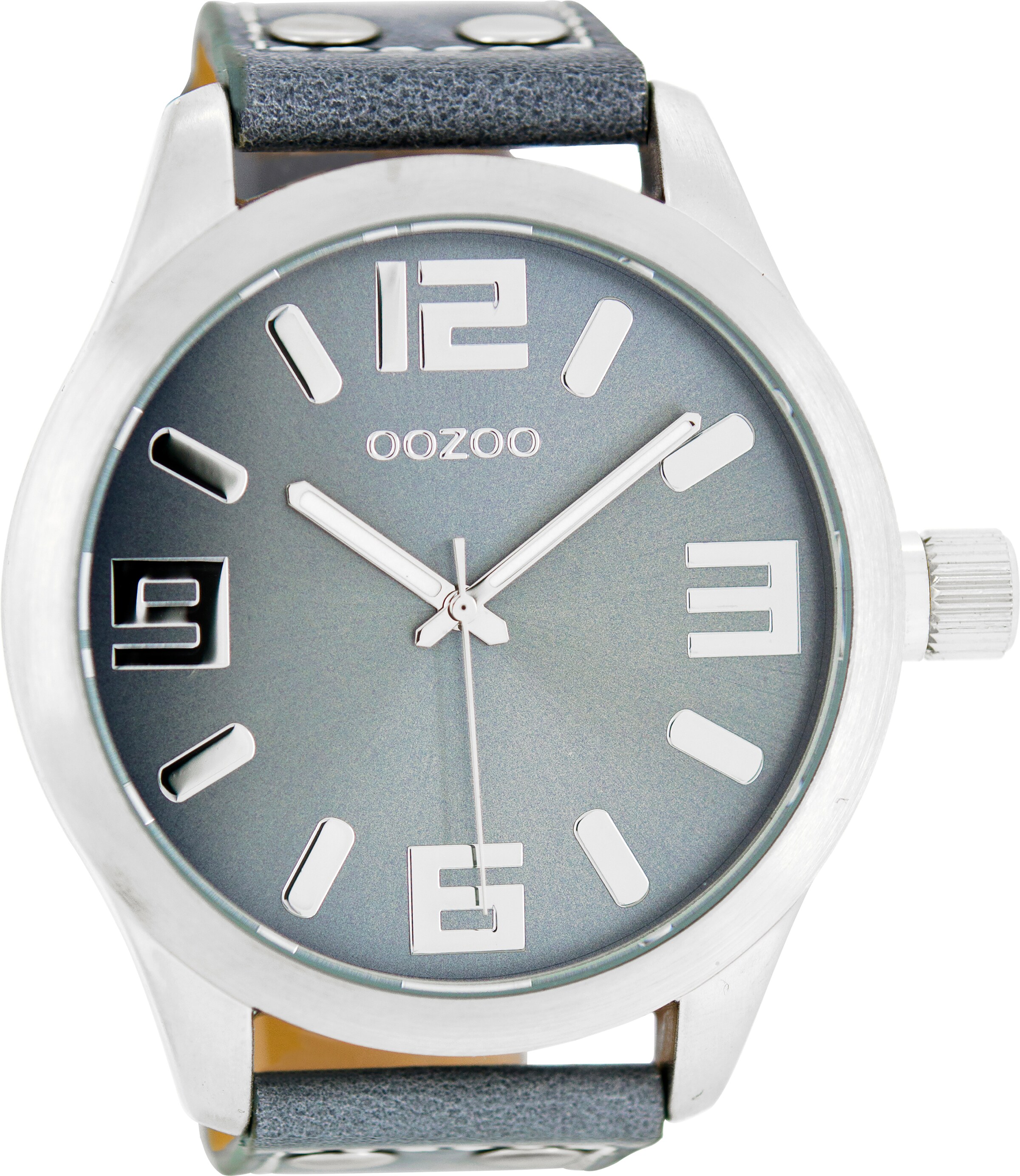 OOZOO Analog Watch 'C1010' in Grey: front