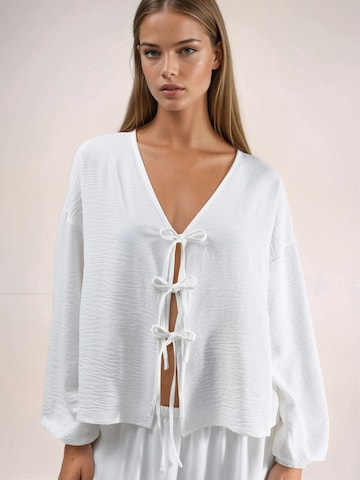 Camicia da donna di Hiccup in bianco: frontale