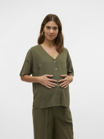 Vero Moda Maternity Halenka 'VMMMymilo' – zelená: přední strana