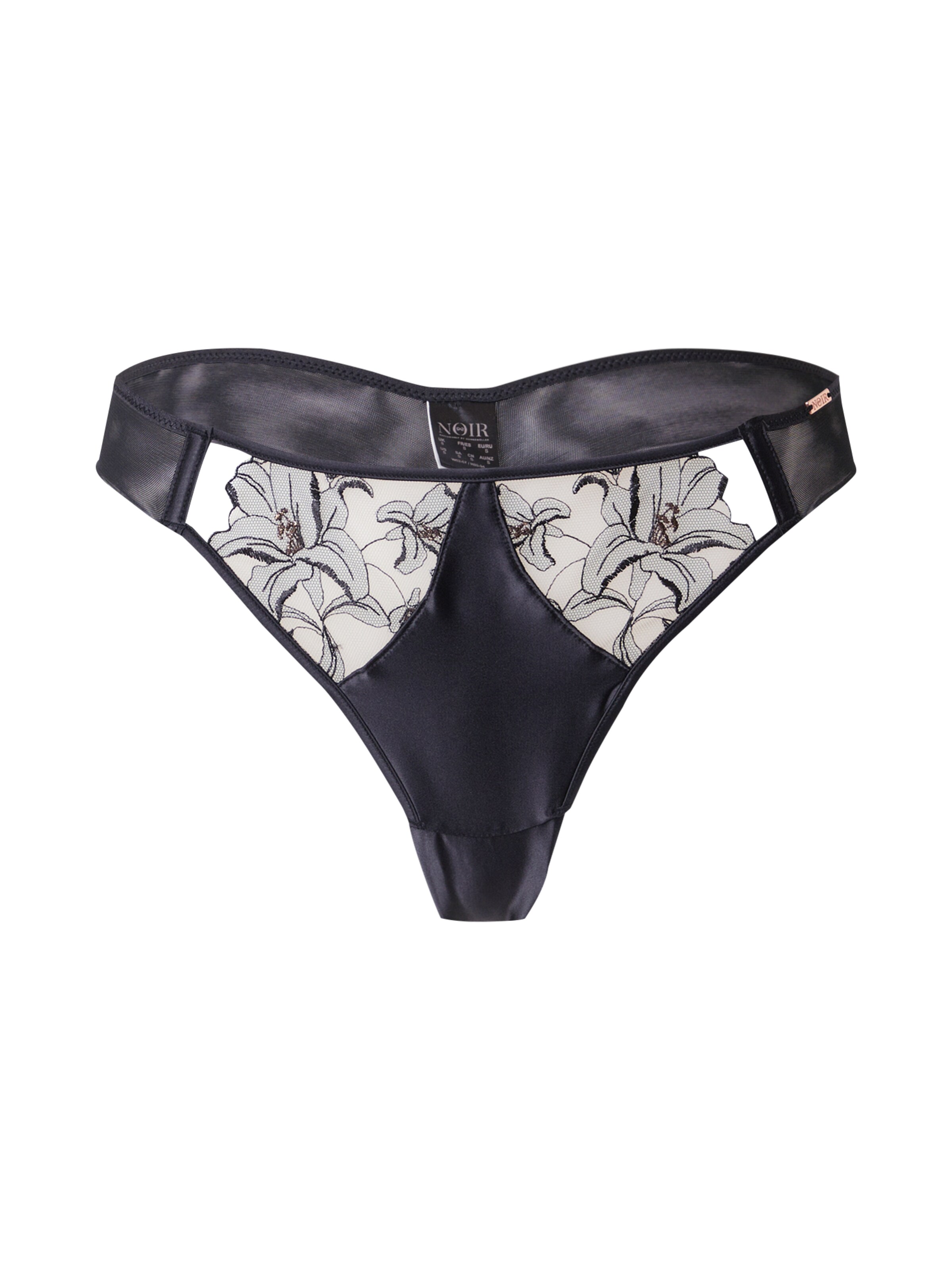 Hunkemöller Стринг 'Anouk' в черно: отпред