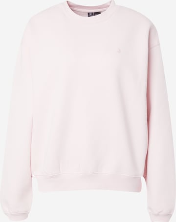 Sweat-shirt 'STONE HEART' Volcom en rose : devant