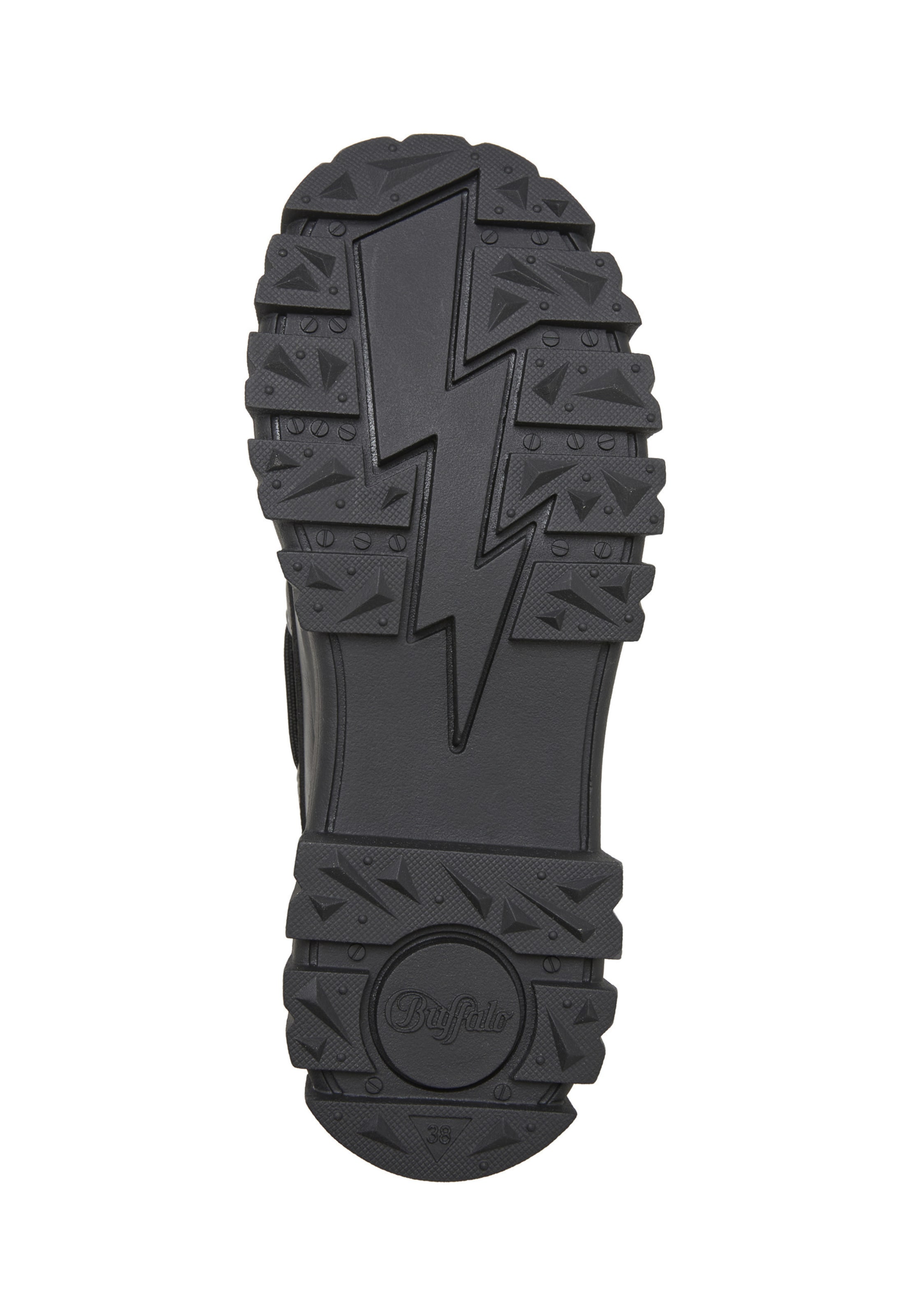 BUFFALO - Mocassins 'Aspha' em preto