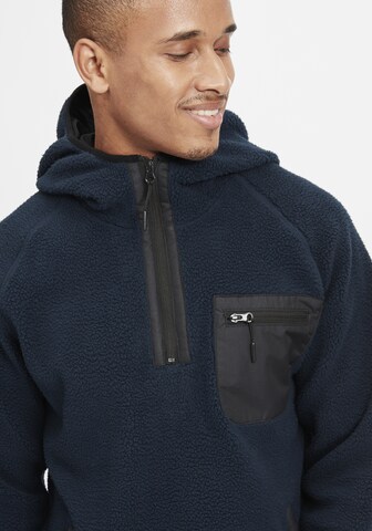 INDICODE JEANS Fleece Jacket 'Trent' in Blue