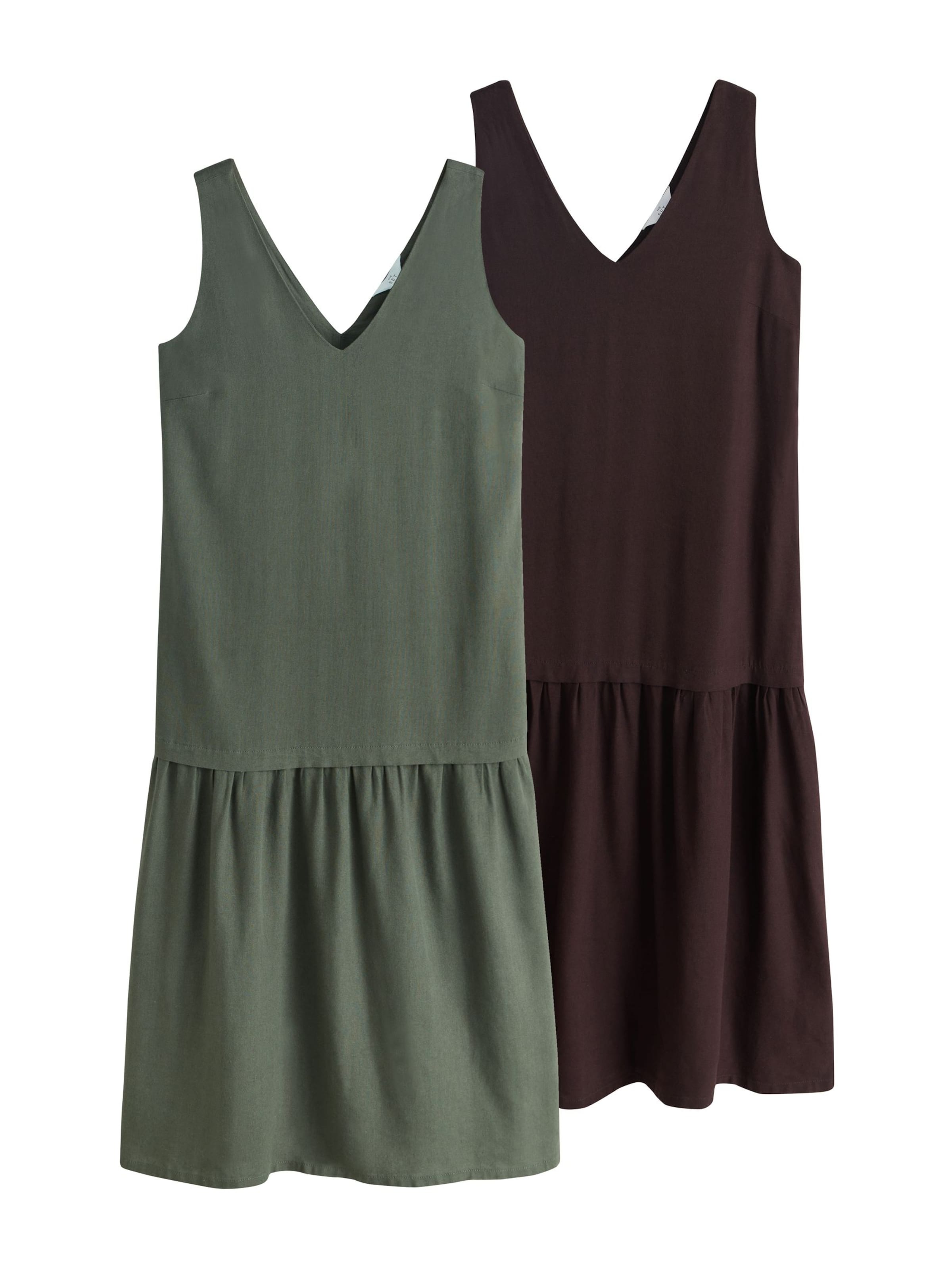 The Set Mekko värissä ruskea: etupuoli