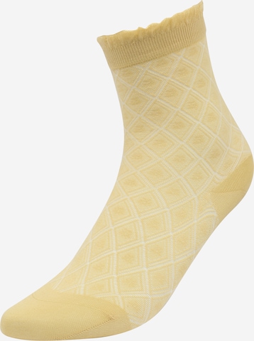 FALKE Sokken in Geel: voorkant