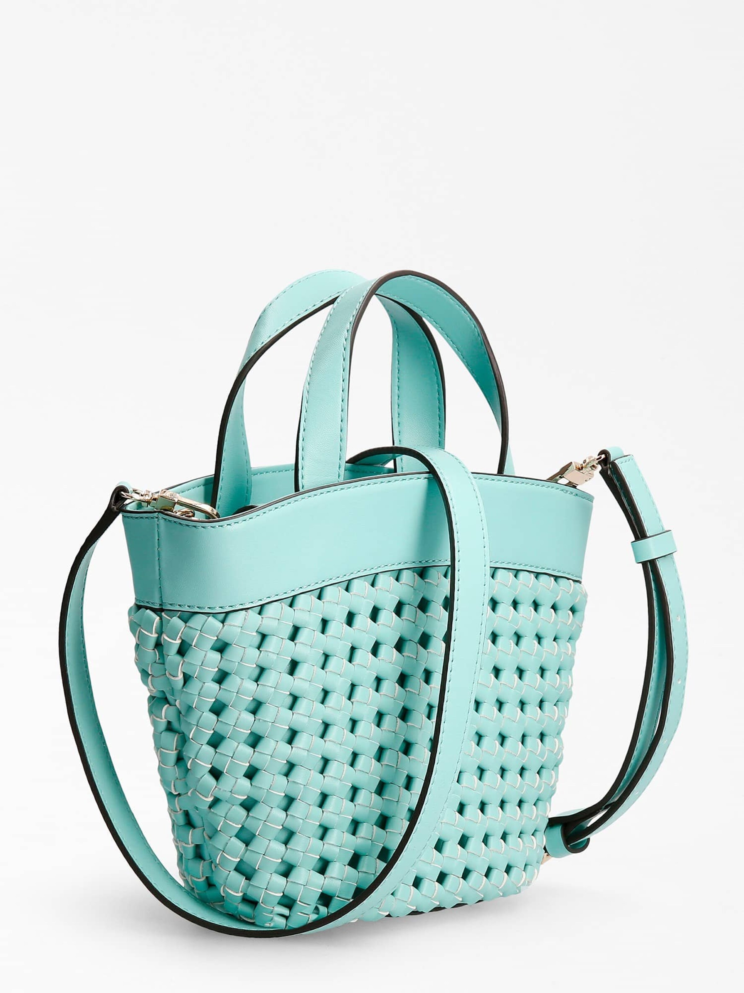 Frauen Taschen & Rucksäcke GUESS Handtasche 'Sicilia' in Hellblau - UZ05202 Frauen Taschen & Rucksäcke GUESS Handtasche 'Sicilia' in Hellblau - UZ05202