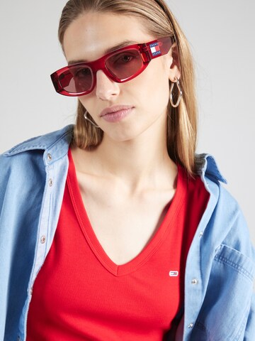 Maglietta 'Essential' di Tommy Jeans in rosso