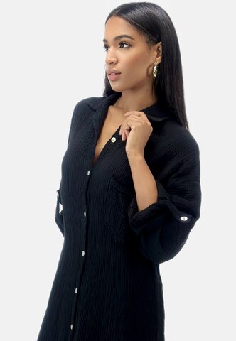 Abito camicia di Elara in nero