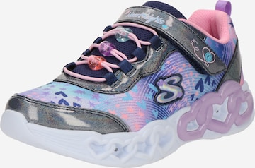 SKECHERS Trainers 'Infinite Heart Lights' in Blue: front