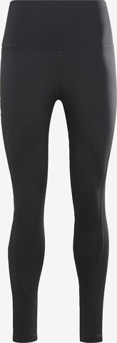 Reebok Skinny Sporthose in Schwarz