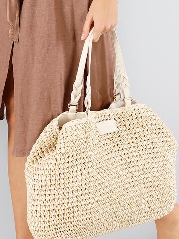 Borsa a spalla di CAFè NOIR in bianco