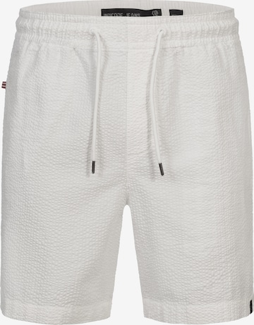 INDICODE JEANS Trousers 'Alizzo' in White: front