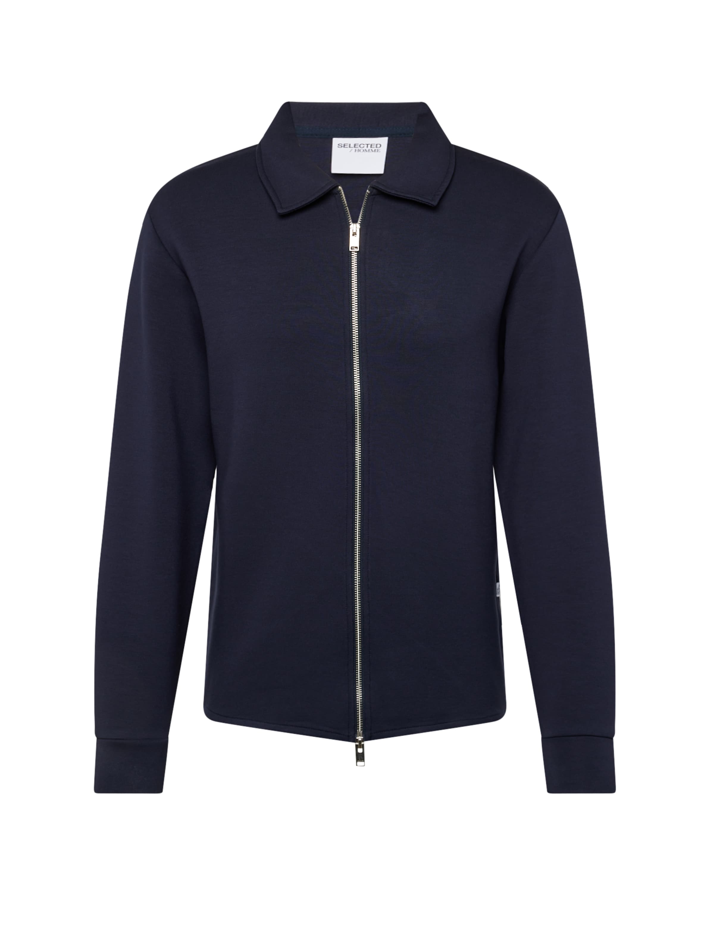 SELECTED Sweatjacke in Blau: Vorderseite