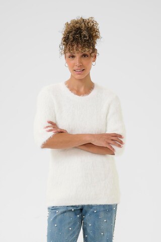 Cream Sweater 'CRLini' in White: front