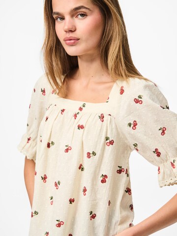Camicia da donna 'PCThea' di PIECES in beige