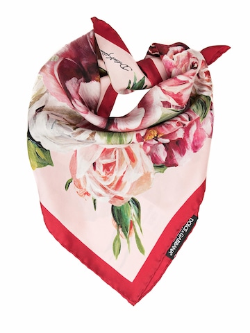 THE DRESSER Schal 'Pink silk scarf with peonies Dolce & Gabbana'‌‌‌‌ in Pink: Vorderseite