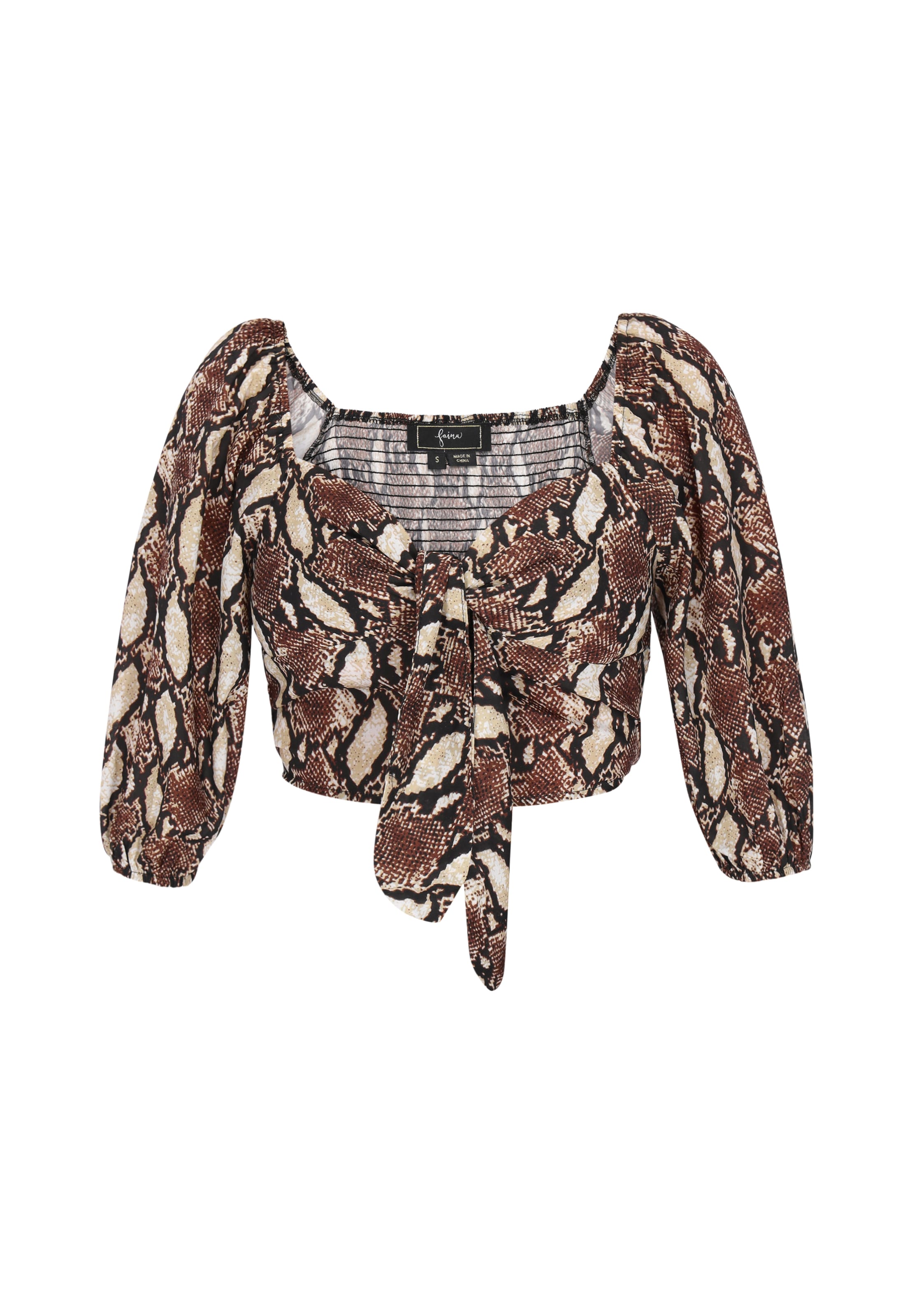 faina - Blusa 'Festive' en Mezcla de colores: frente