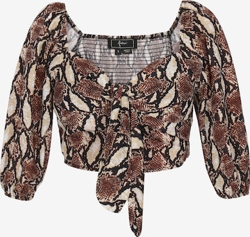 faina - Blusa 'Festive' en Mezcla de colores: frente