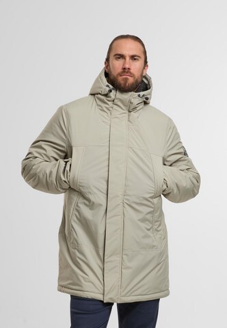 INDICODE JEANS Mantel 'Benyol' in Grau: Vorderseite