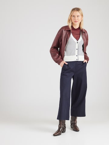 MORE & MORE Strickjacke in Weiß