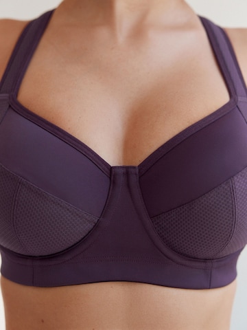 T-shirt Reggiseno sportivo di Next in lilla