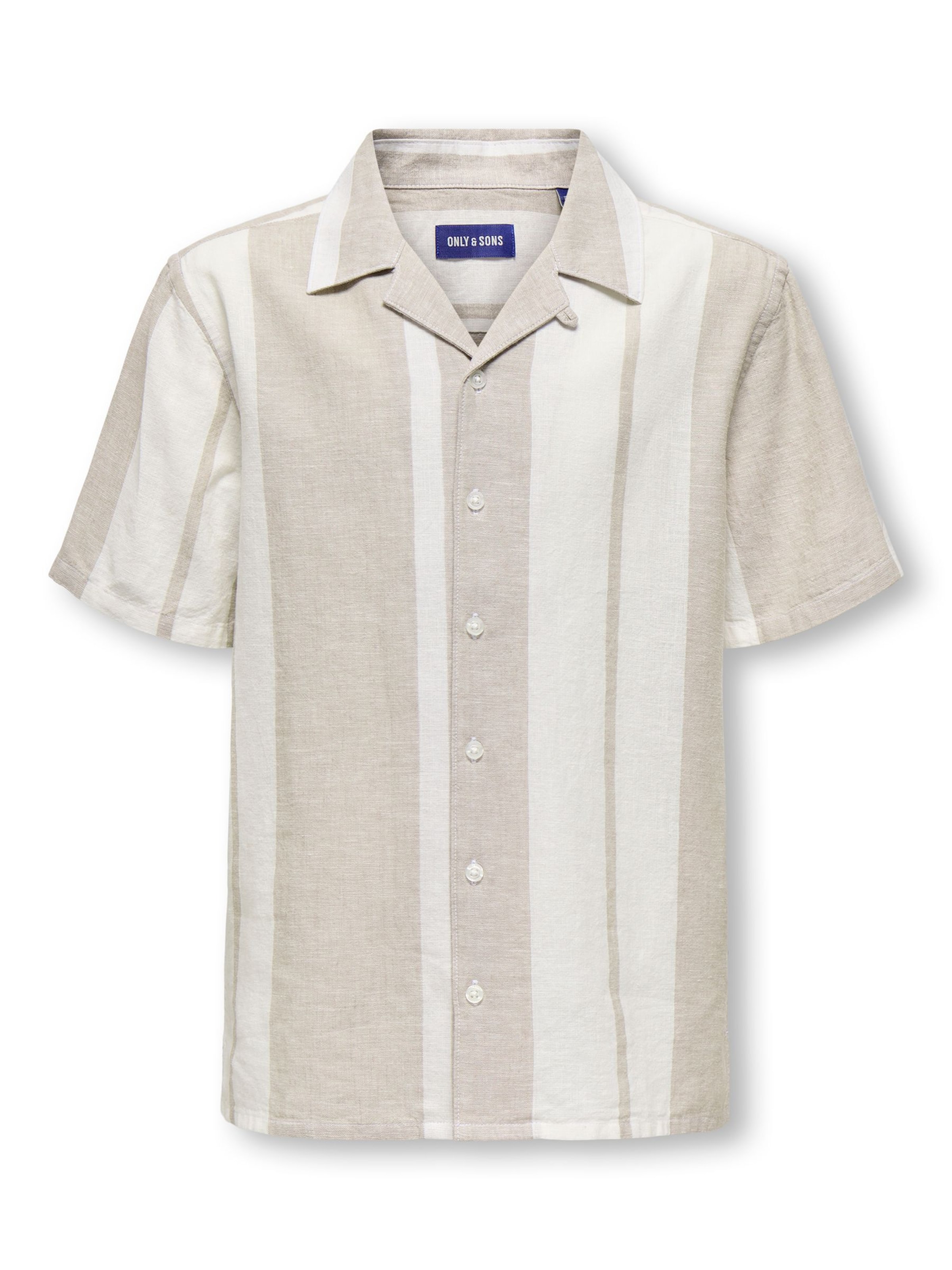 Only & Sons Junior Regular Fit Skjorte 'OSJCAIDEN' i grå: forside